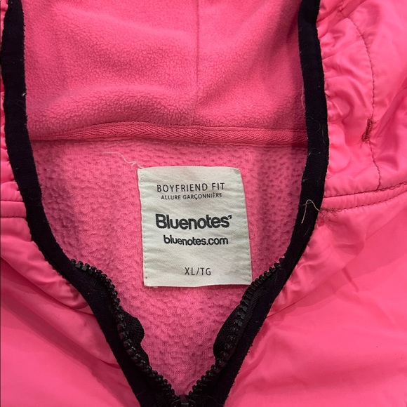 Bluenotes Bright Pink Fleece Pullover - Picture 2 of 2
